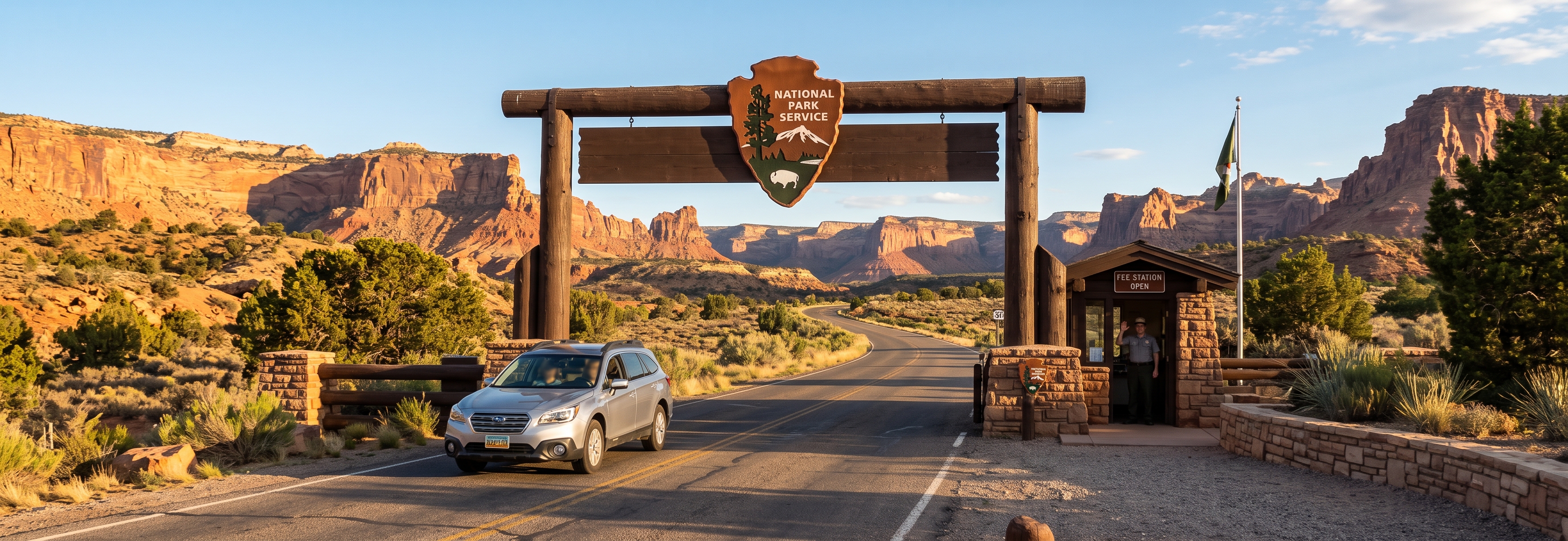 America the Beautiful Pass (illustrative KI-Grafik)