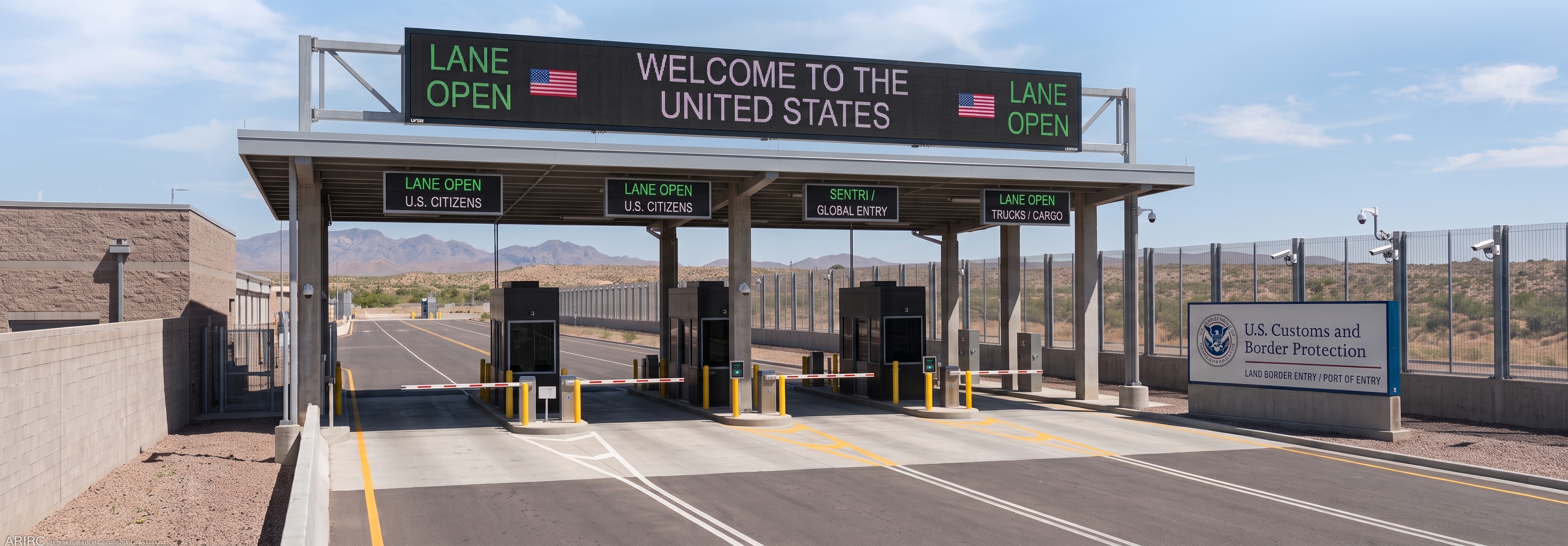 Einreise in die USA (illustrative KI-Grafik)