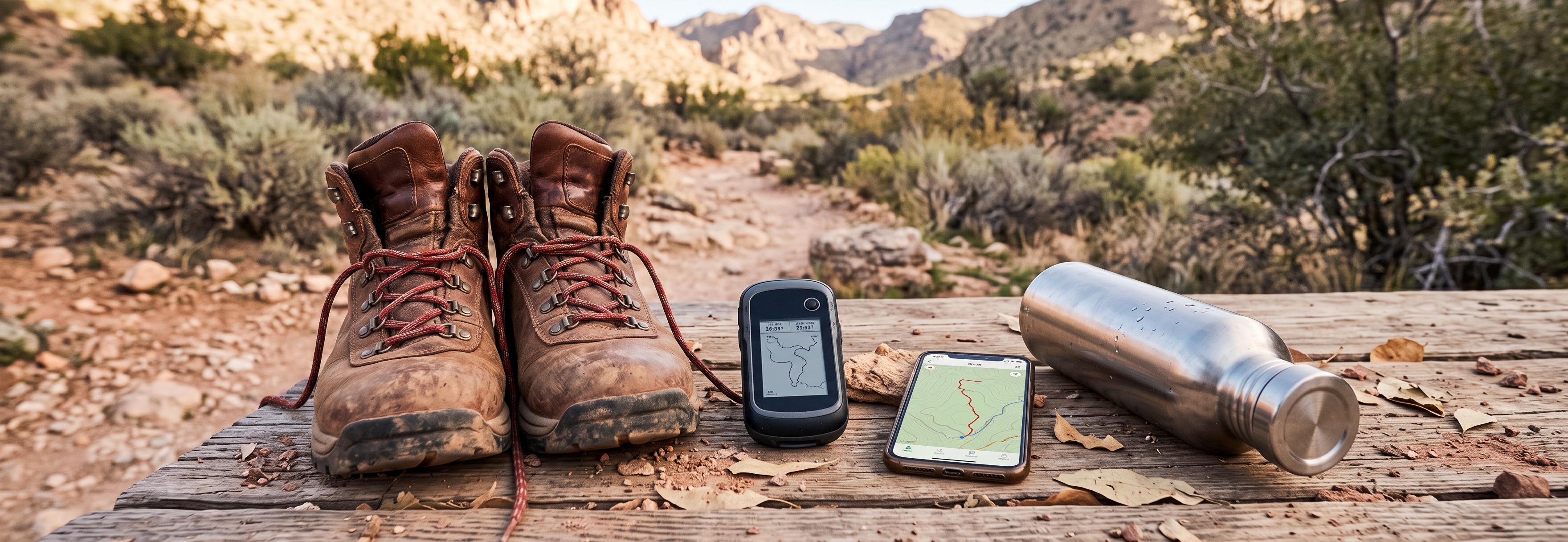 Wandern in den USA (illustrative KI-Grafik)