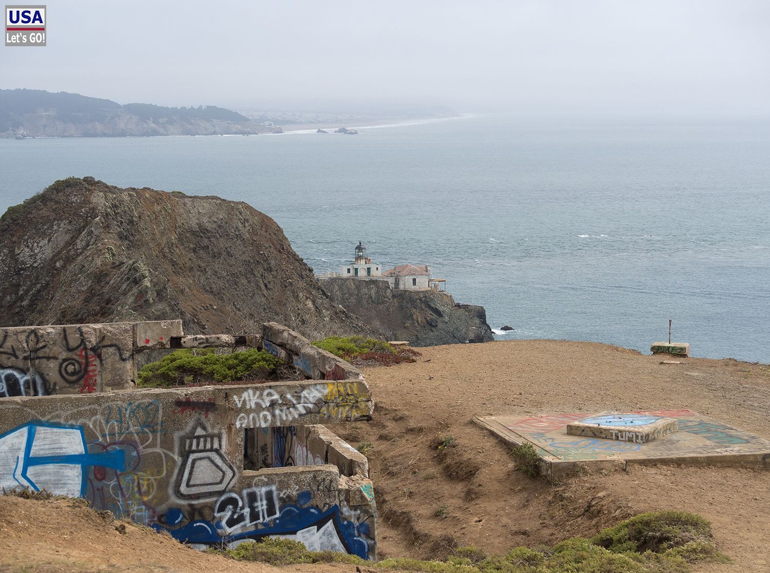 Battery Mendell Point Bonita Lighthouse