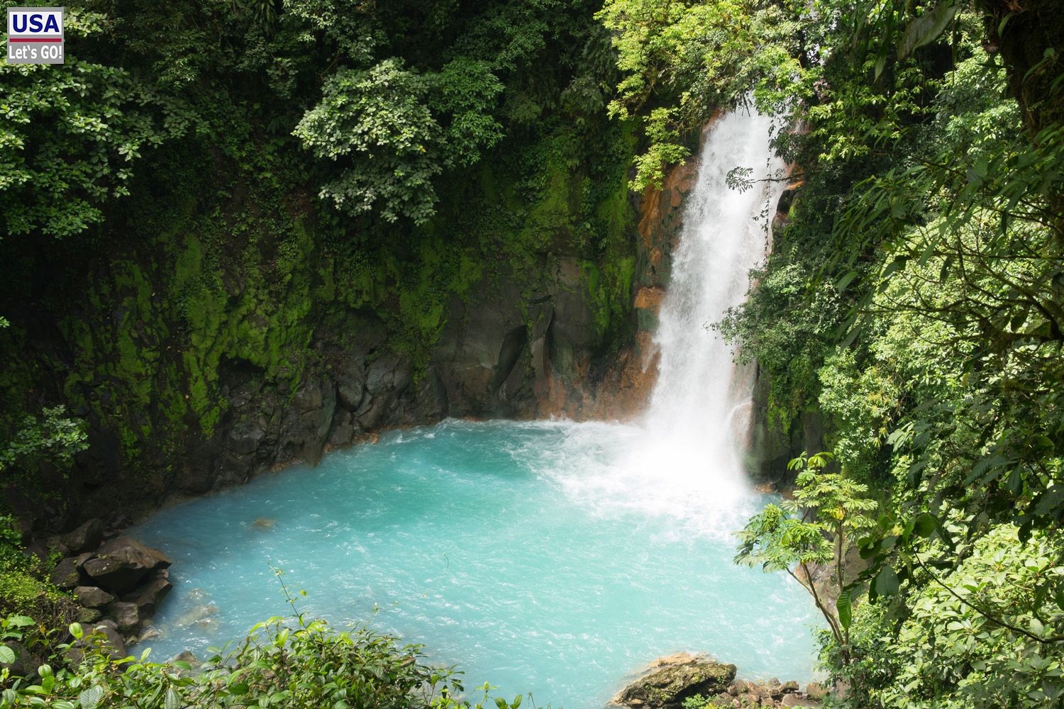 Rio Celeste Wasserfall