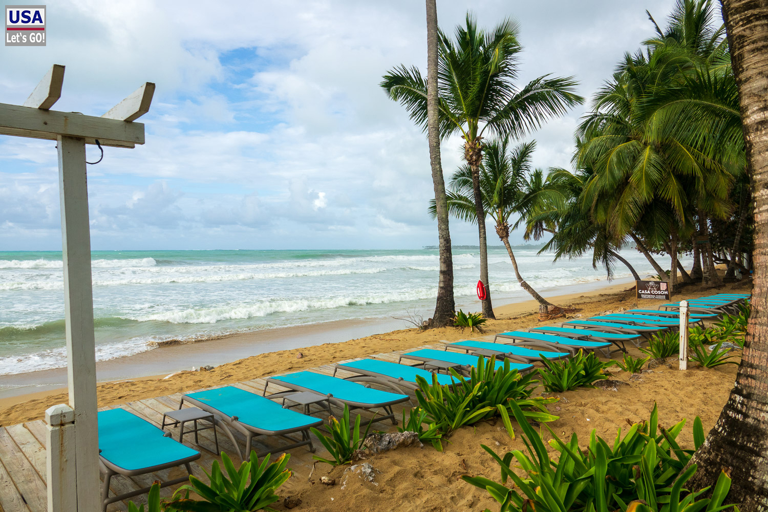 Tropischer Garten am Playa Cos&oacute;n, Samana