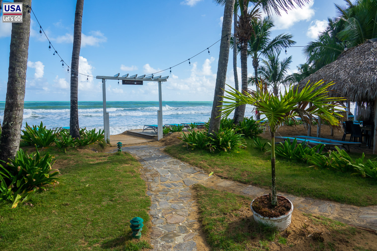 Hotelgarten am Playa Cos&oacute;n