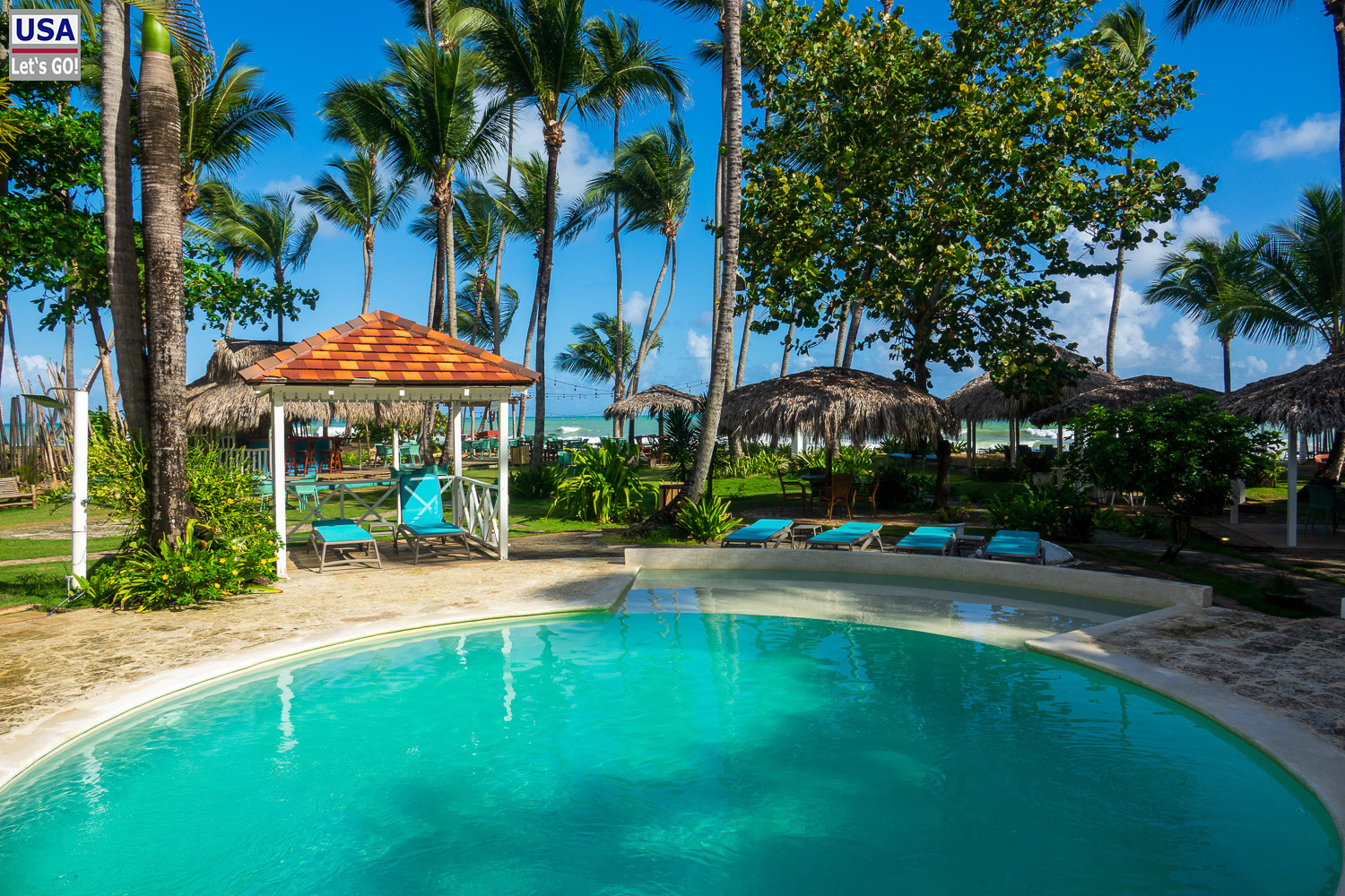 Poolbereich des Hotels Playa de Coson