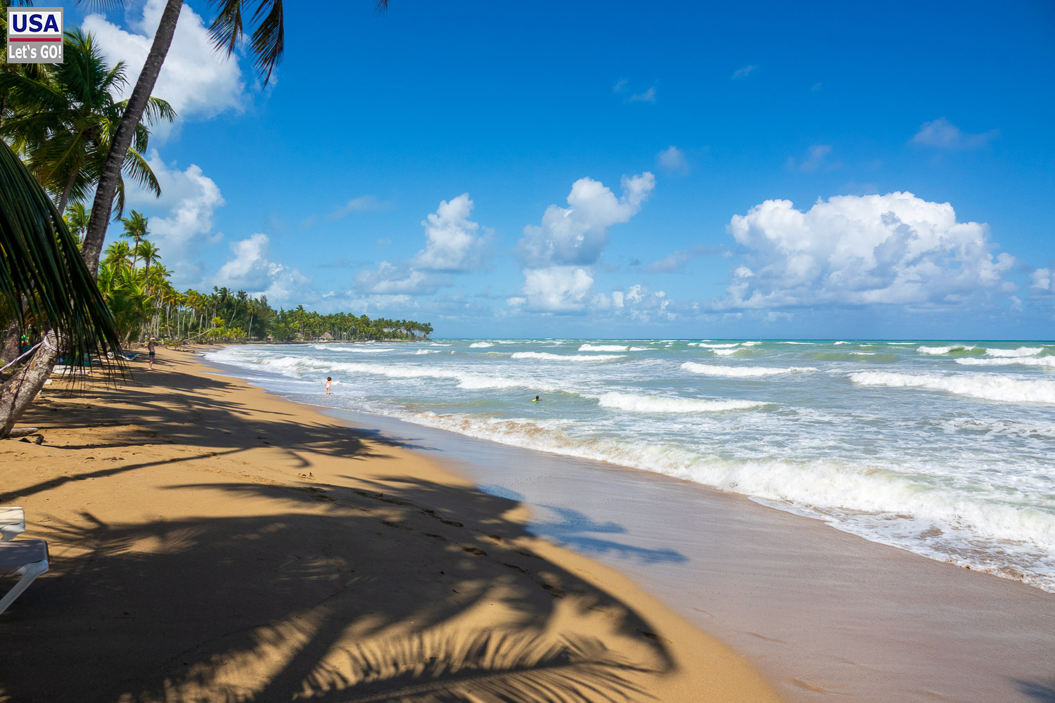 Weg zum Strand von Playa Bonita bei Las Terrenas