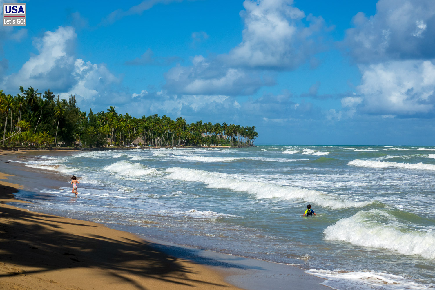 Weg zum Strand von Playa Bonita bei Las Terrenas