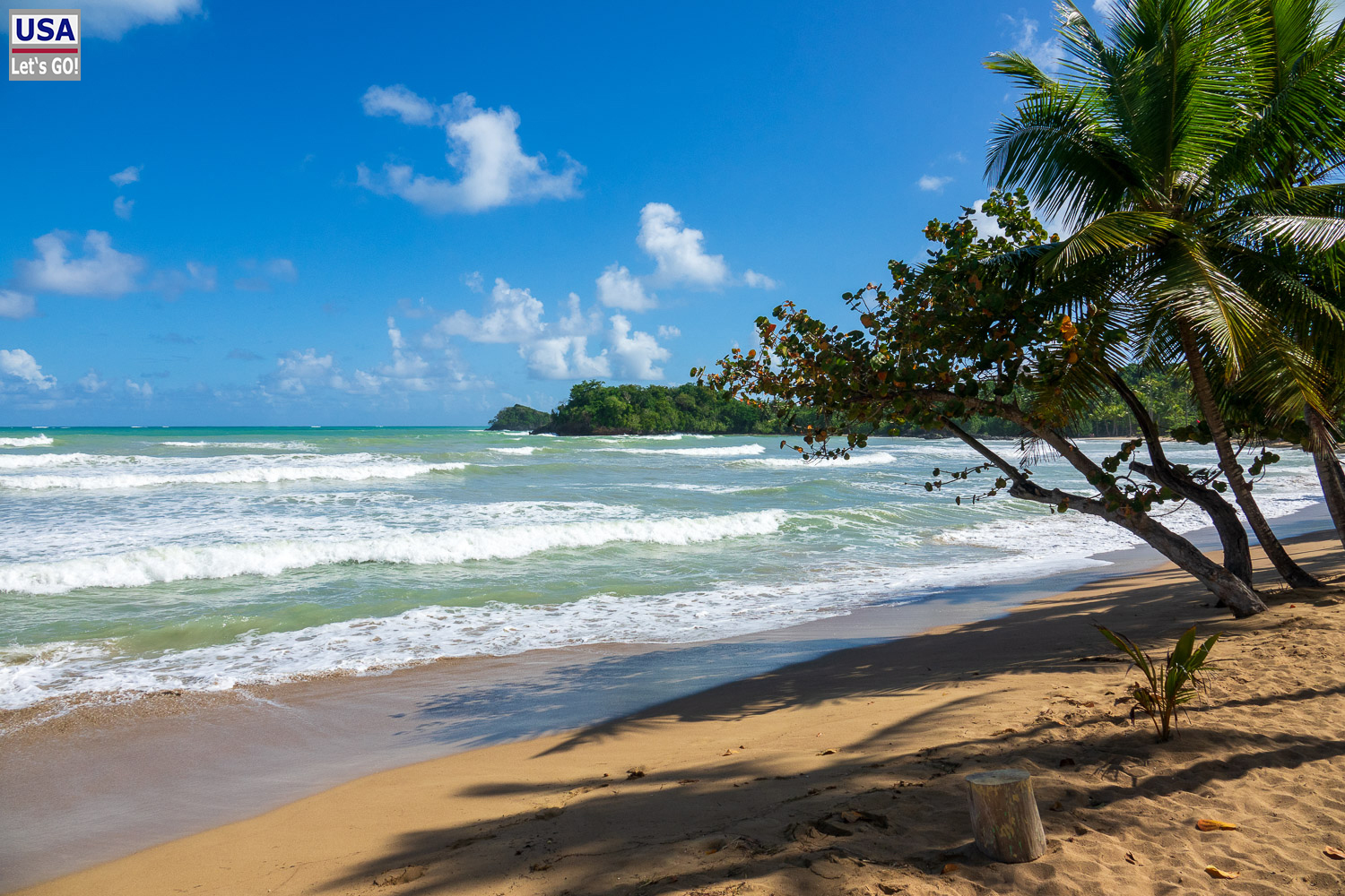 Weg zum Strand von Playa Bonita bei Las Terrenas