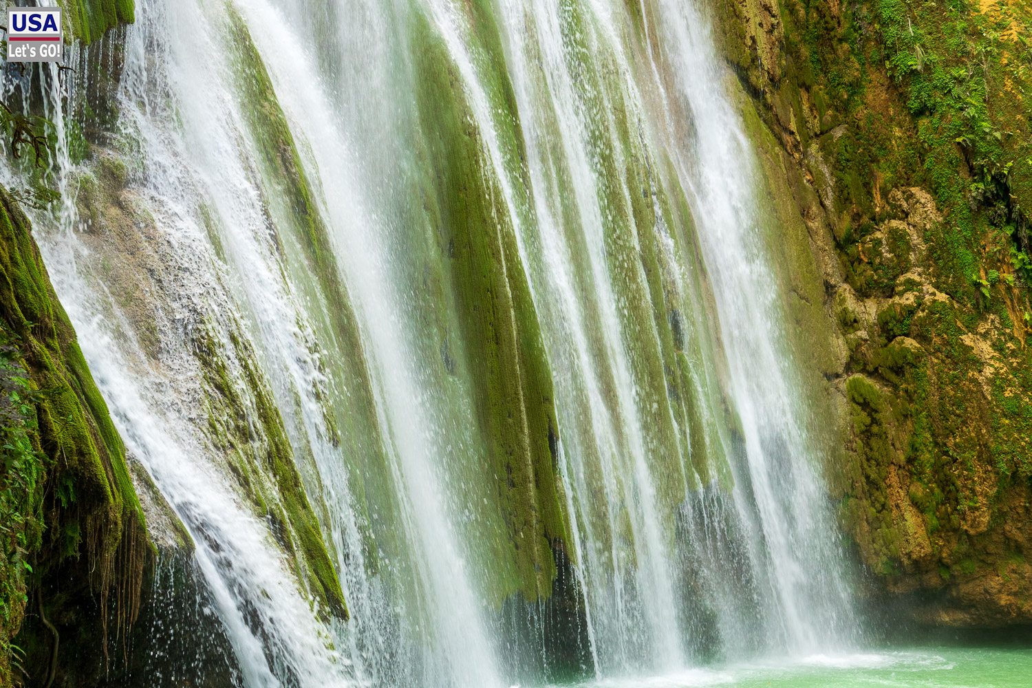 El Lim&oacute;n Wasserfall, Halbinsel Samana, Dominikanische Republik