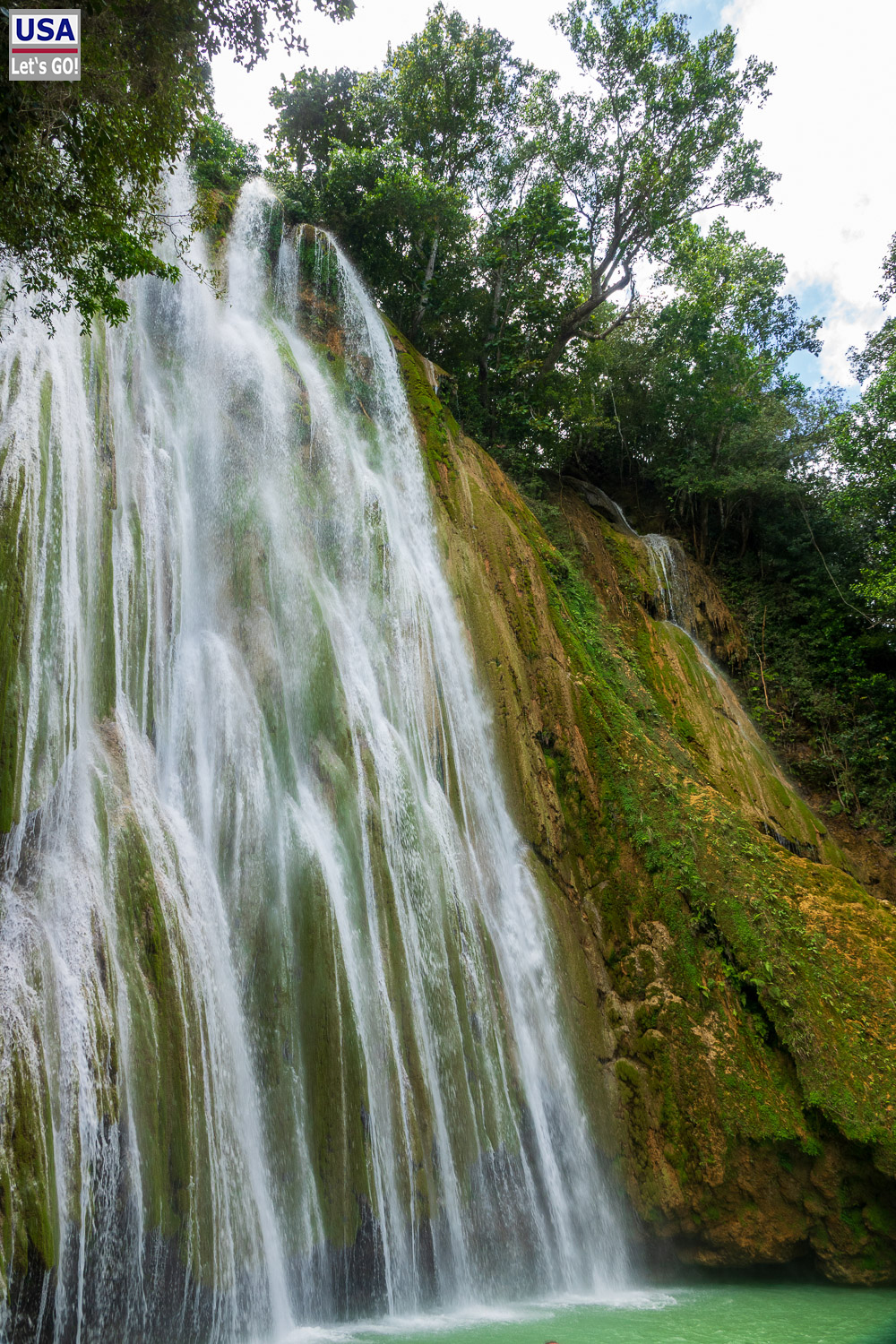 El Lim&oacute;n Wasserfall, Halbinsel Samana, Dominikanische Republik