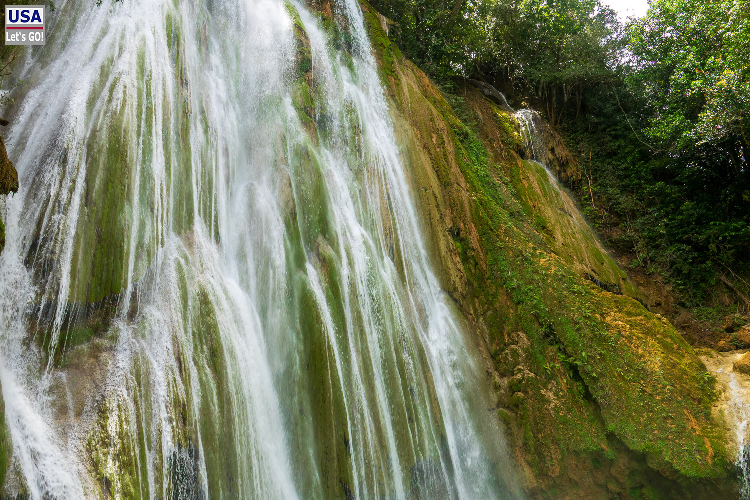 El Lim&oacute;n Wasserfall, Halbinsel Samana, Dominikanische Republik
