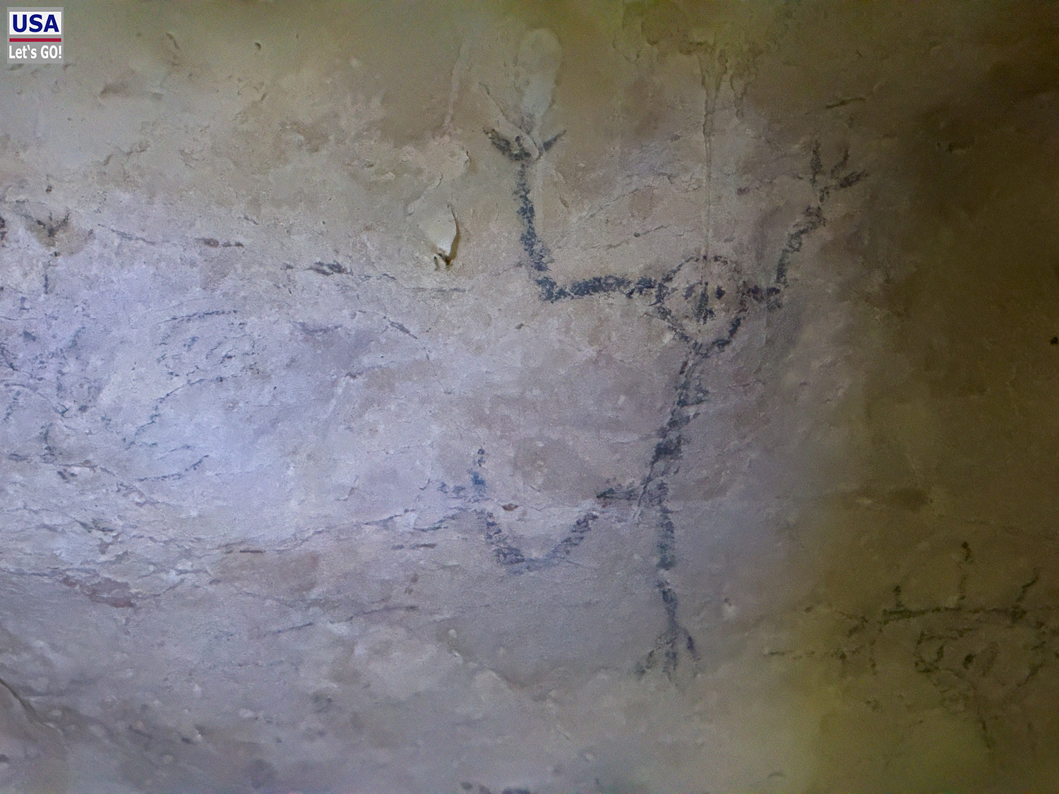 Felsmalereien in der Cueva de la Arena