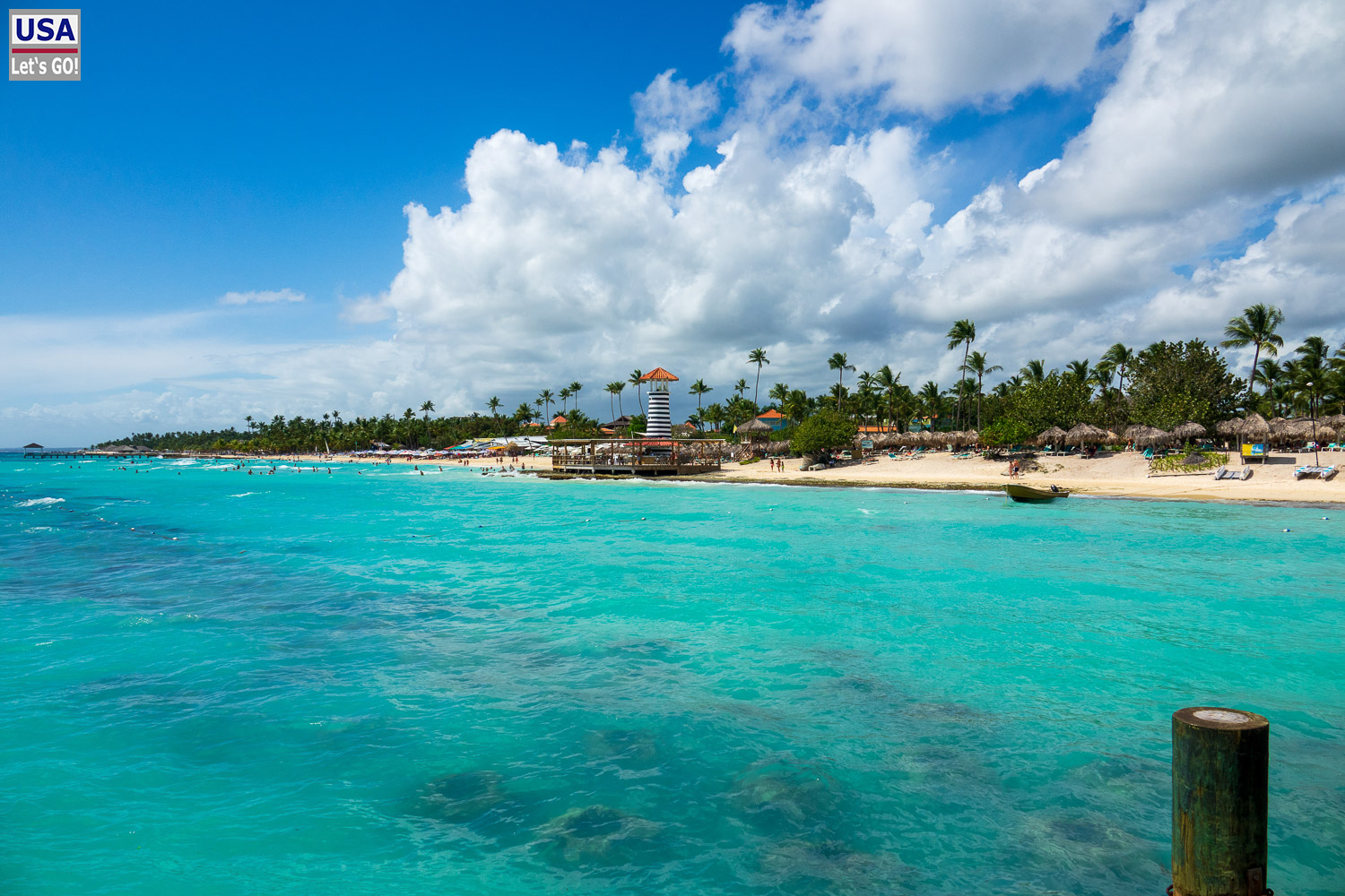 Leuchtturm am Playa Dominicus, Bayahibe