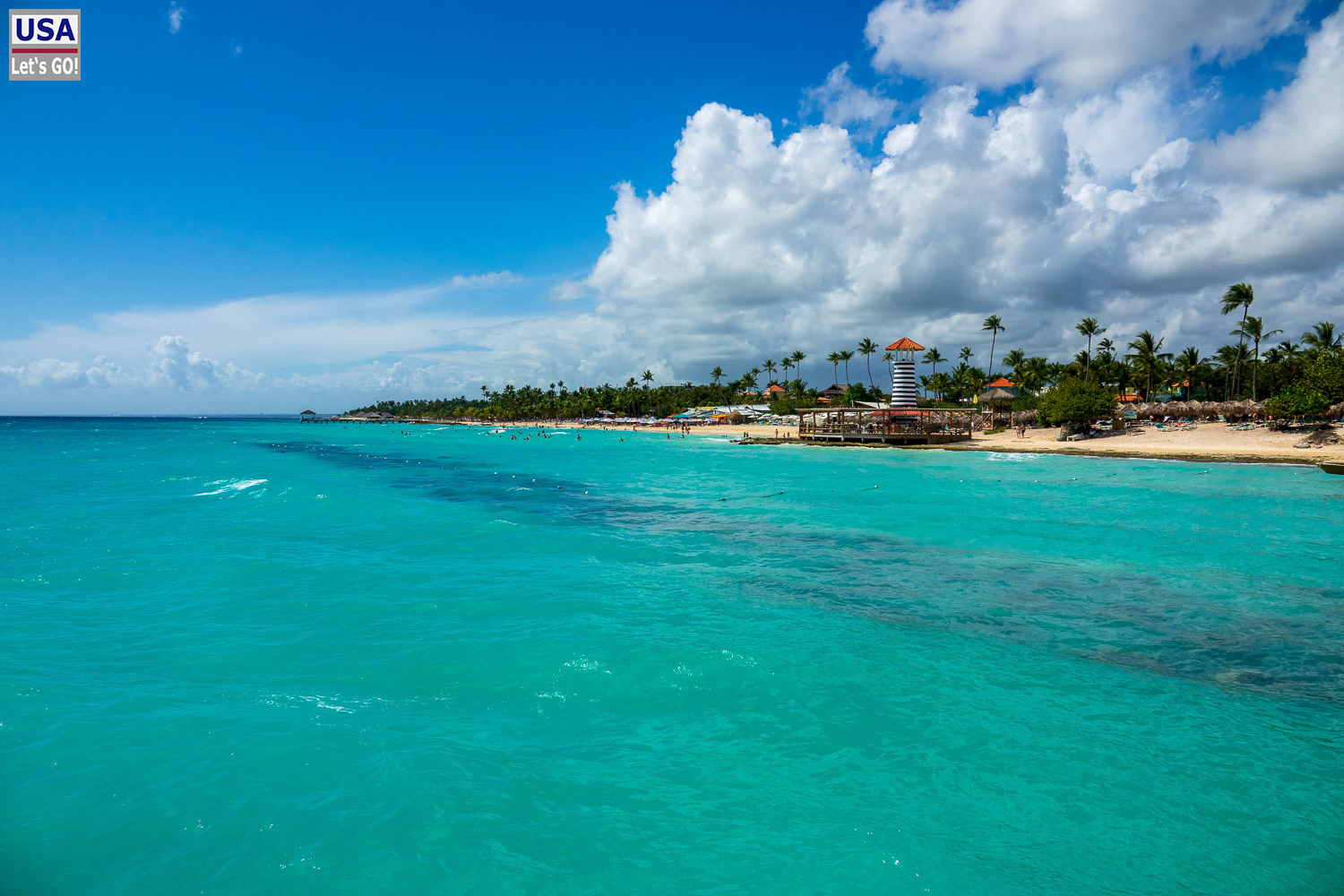 Leuchtturm am Playa Dominicus, Bayahibe