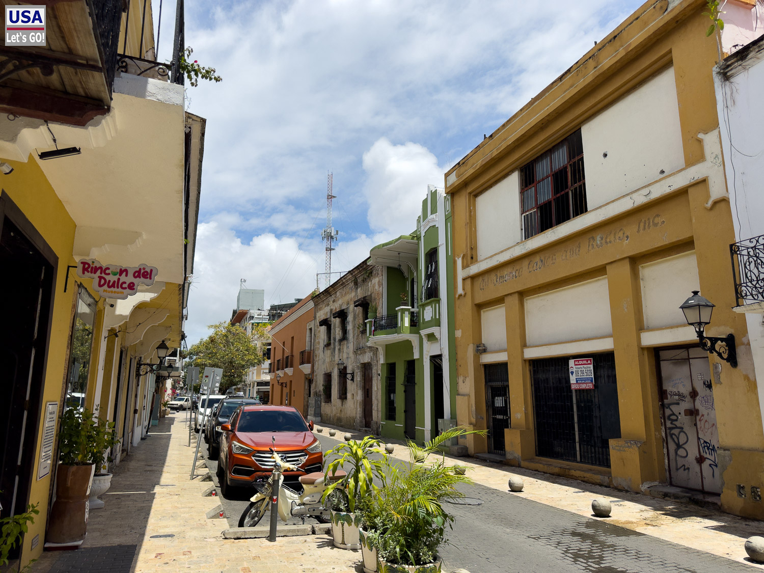 Fu&szlig;g&auml;ngerzone in Santo Domingo