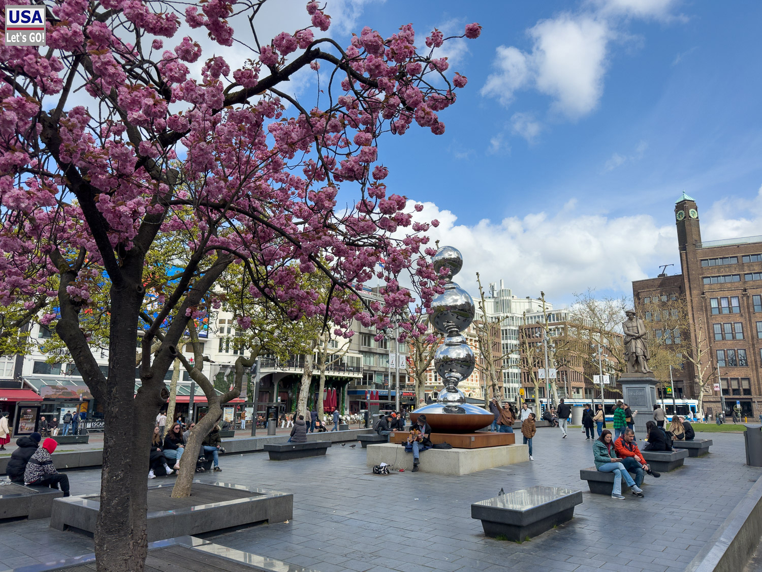 Rembrandtplein in Amsterdam