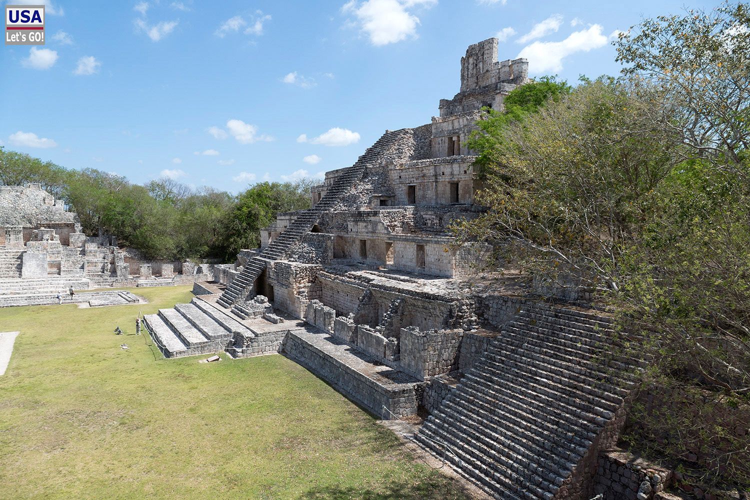 Edzna Edificio de los Cinco Pisos