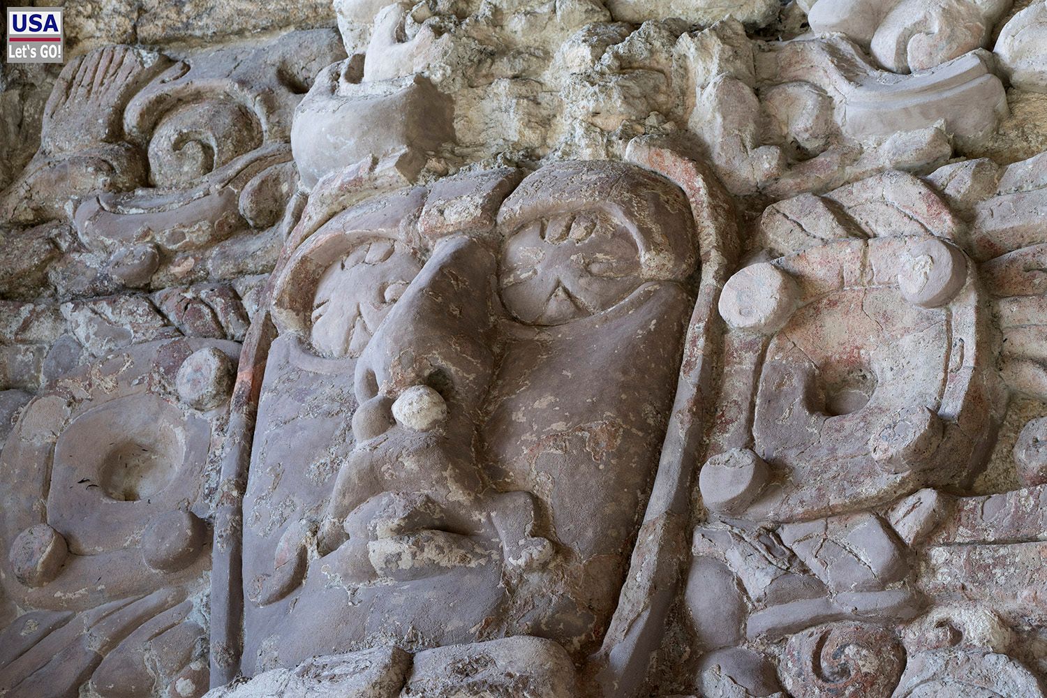 Kohunlich Tempel der Masken