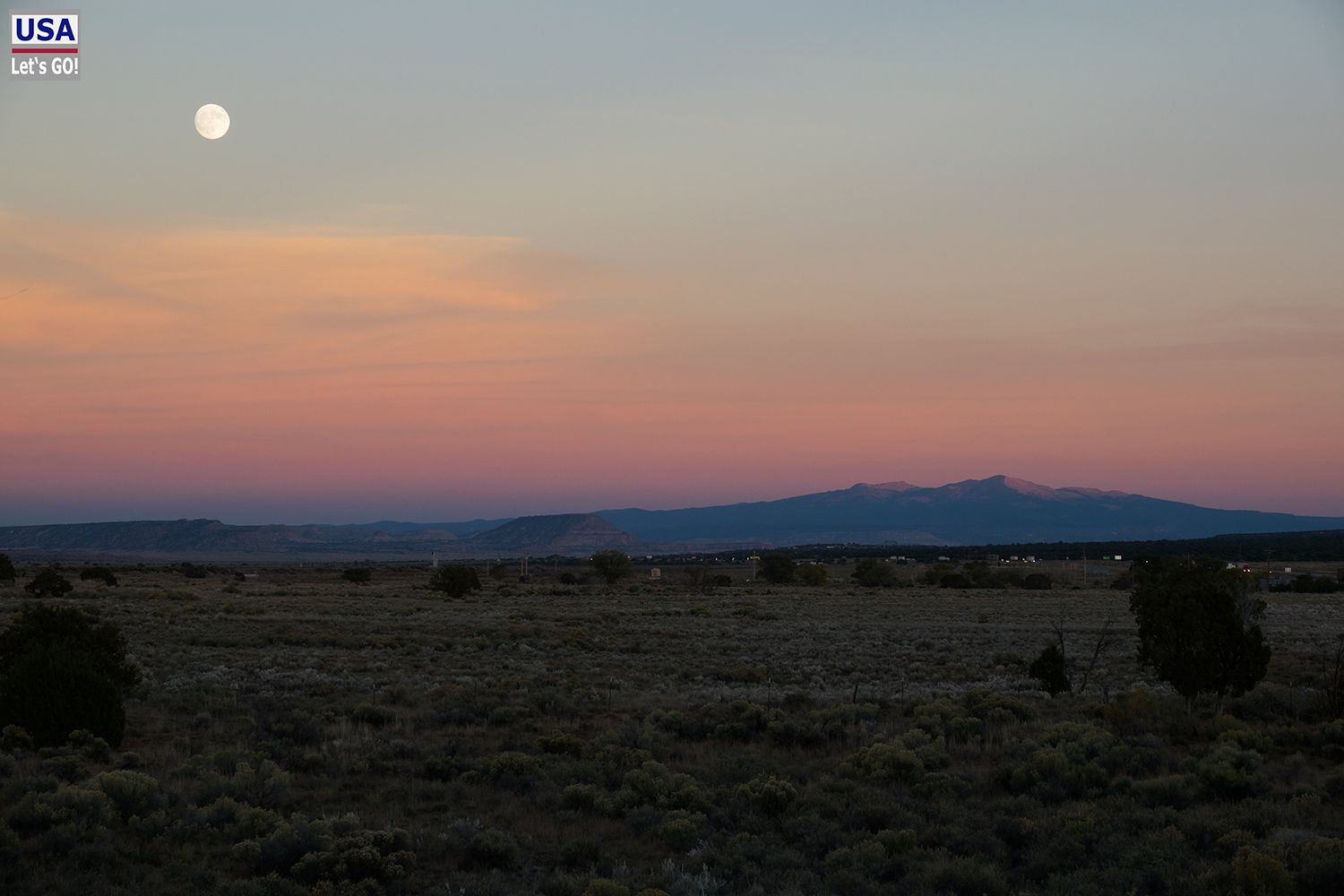 Landscape along Interstate 40