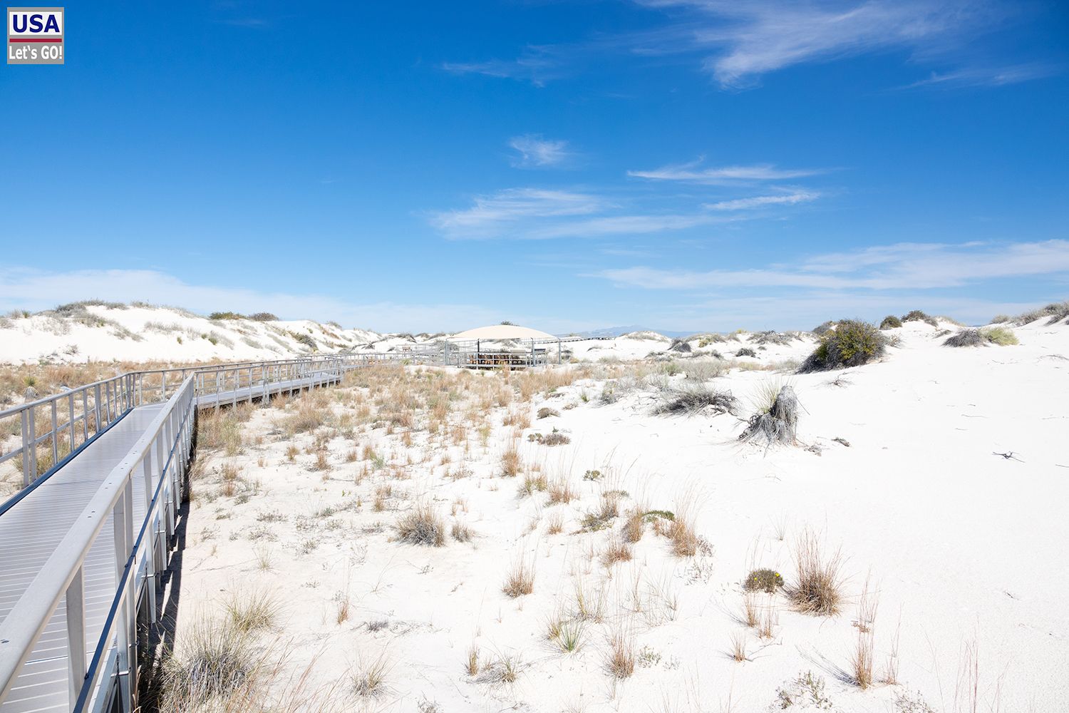 White Sands National Monument Interdunes Boardwalk