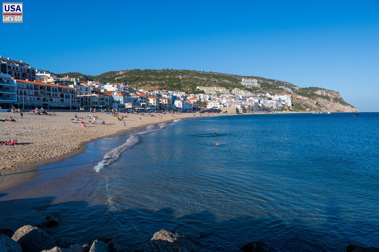 Stadtstrand von Sesimbra