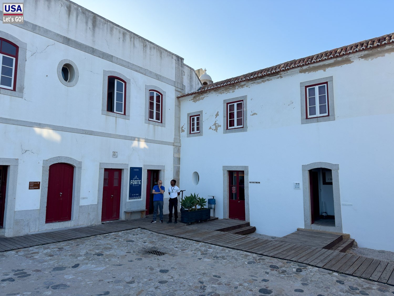 Innenhof der Fortaleza de Santiago