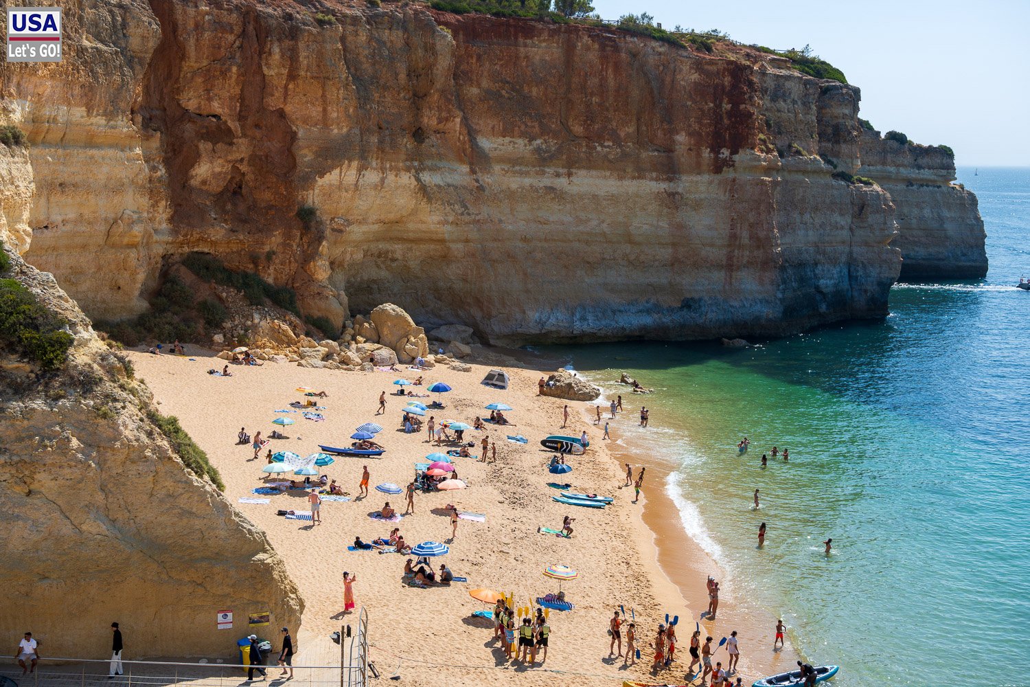 Klippen und Strand von Benagil