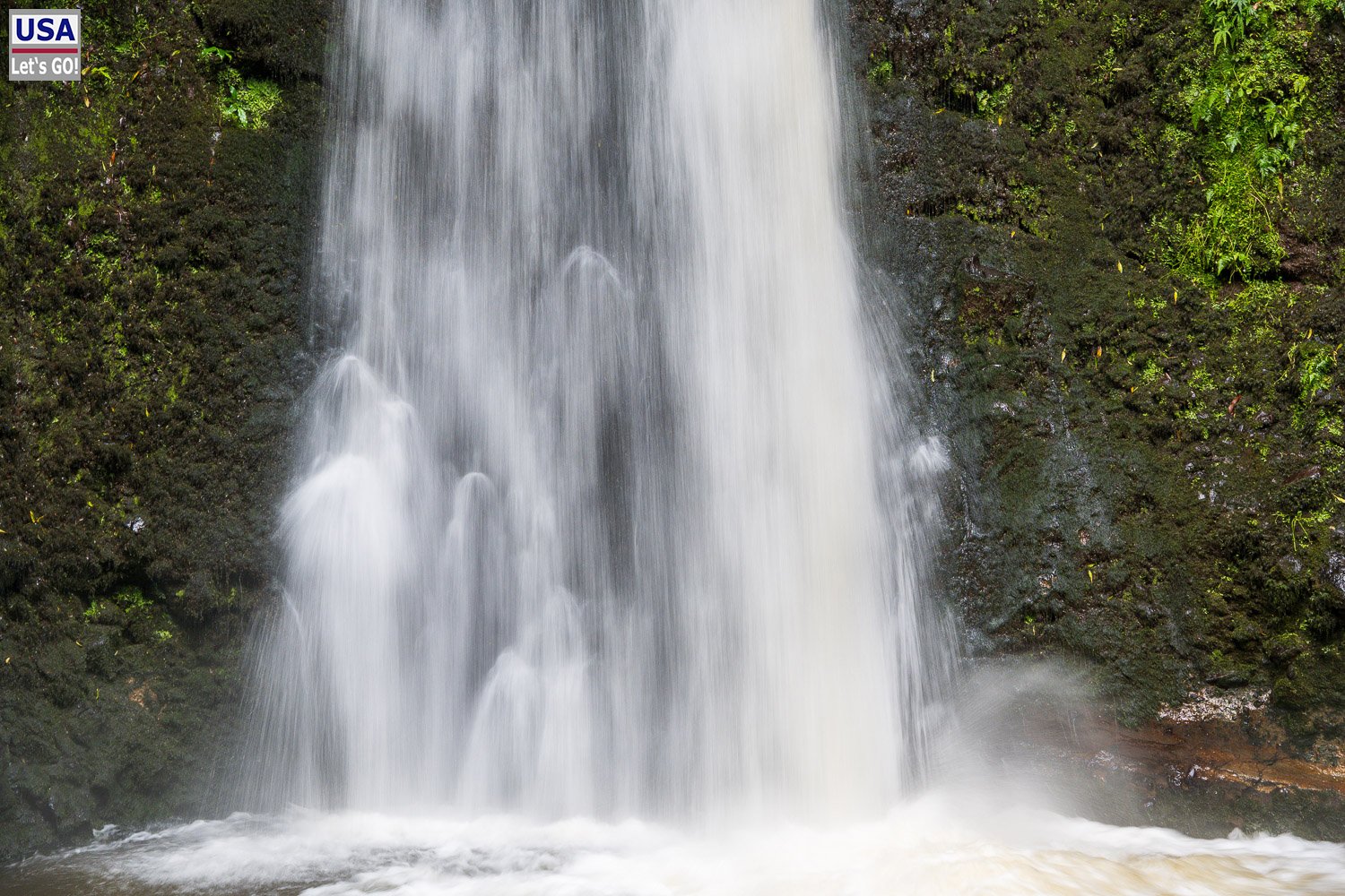 Herabstürzendes Wasser am Salto do Prego