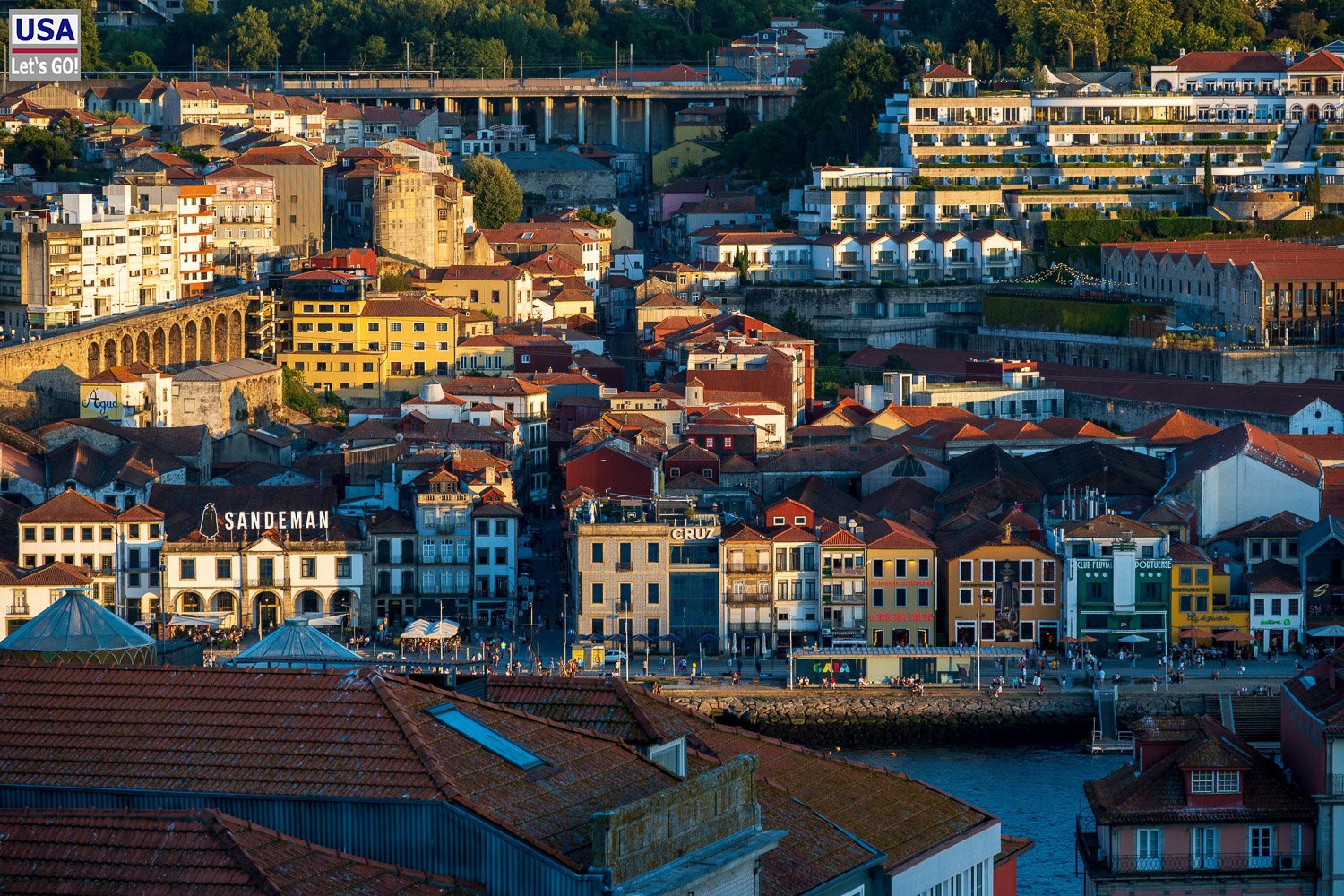 Häuser am Douro-Ufer in Porto