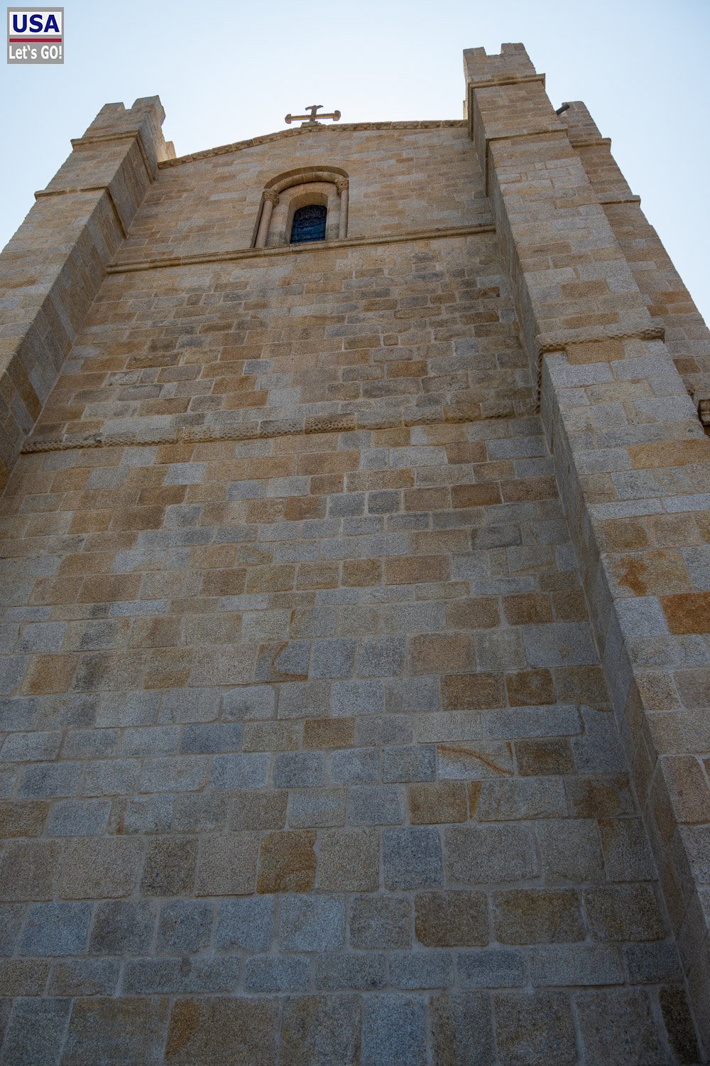 Mauer der Kathedrale von Porto